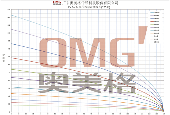 OMG EV cable (rated current capacity analysis)